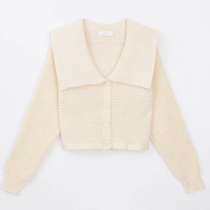 經典水手領針織外套